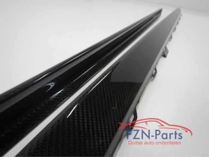 Audi RS6 RS7 4K C8 Sideskirt Carbon Inlegset L + R NIEUW