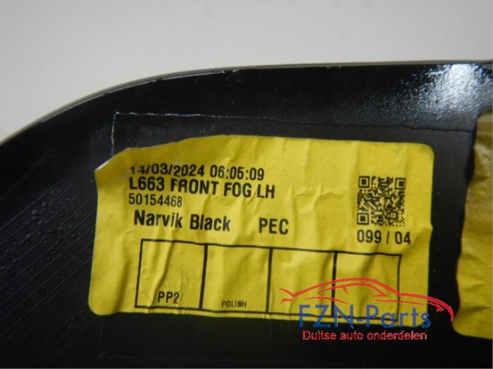 Land Rover Defender Afdekking Mistlamp Links