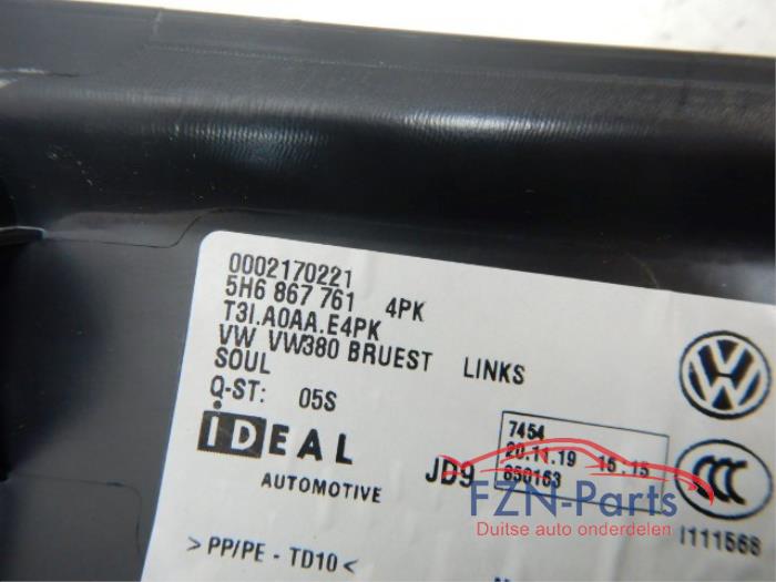 VW Golf 8 Binnenbekleding Kofferbak Links