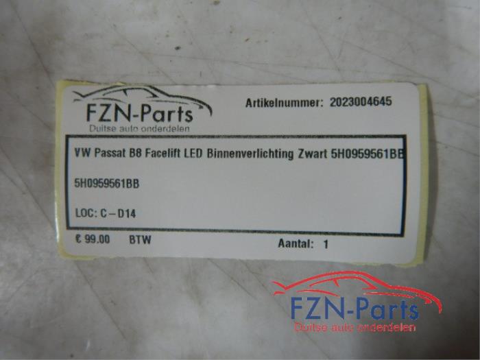 Binnenverlichting voor Volkswagen Passat (22739566)