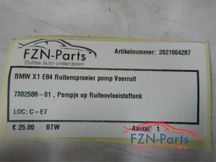 Ruitensproeiertank voor BMW Diversen (22738524)
