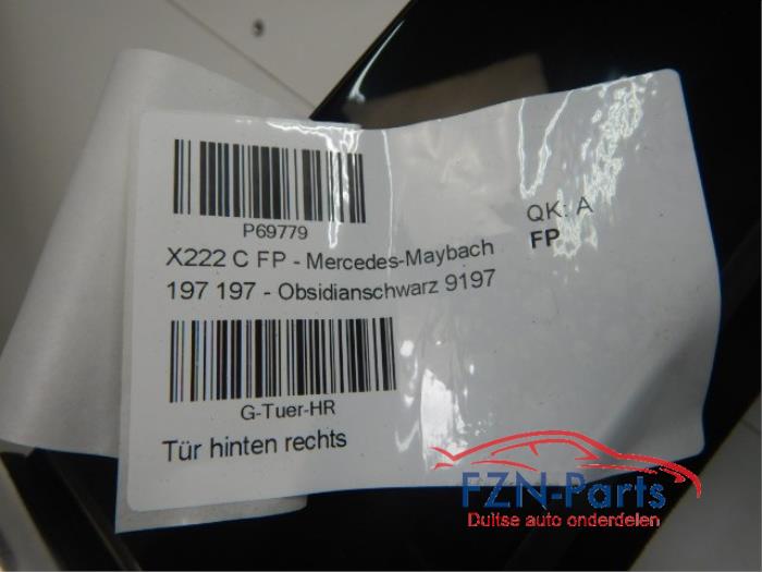 Mercedes S-klasse Maybach A222 Portier Rechts-Achter