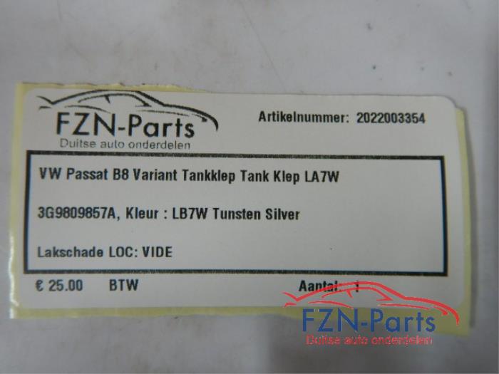VW Passat B8 Variant Tankklep Tank Klep LB7W