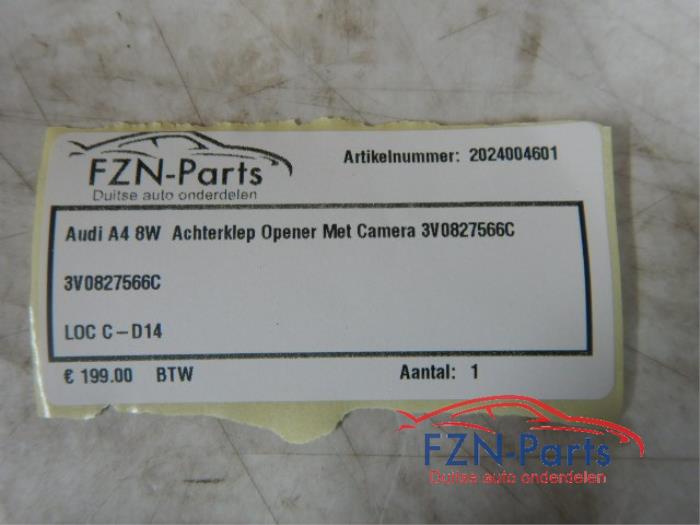 Audi A4 8W Achterklep Opener met Camera