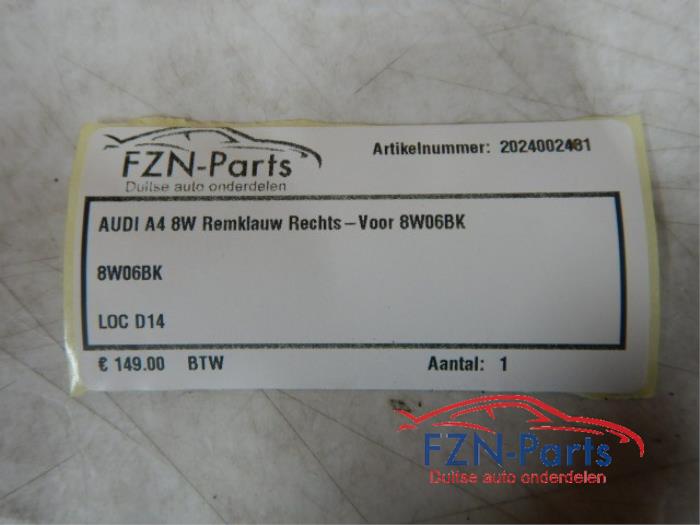 Remklauw (Tang) rechts-voor Audi A4 (22732382)