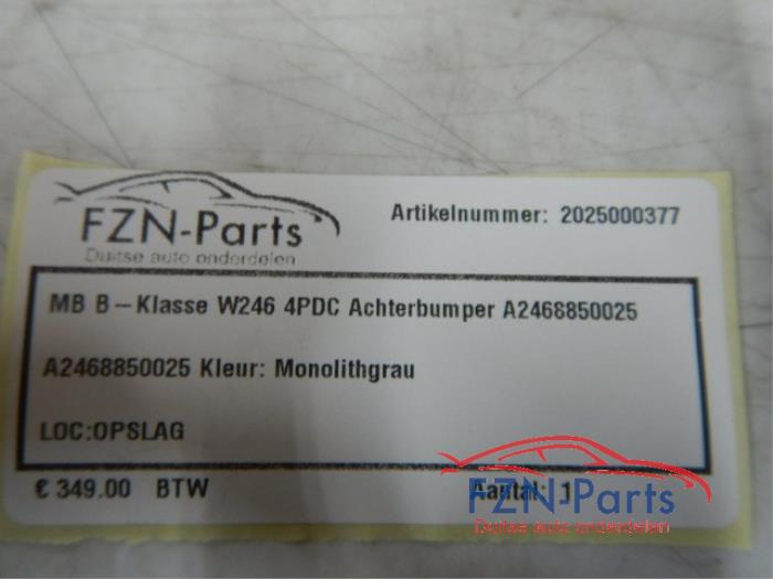 MB B-Klasse W246 4PDC Achterbumper A