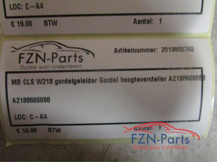 Gordel hoogteverstelling links-voor Mercedes CLS-Klasse (22741762)