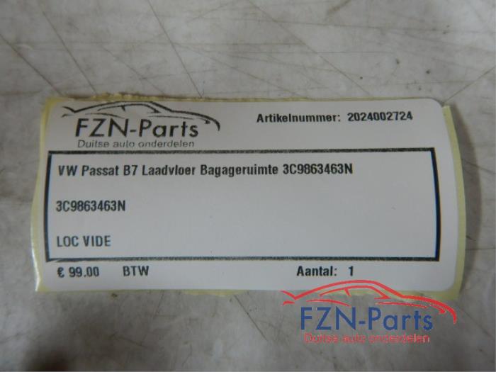VW Passat B7 Laadvloer Bagageruimte