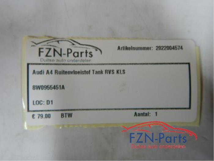 Ruitensproeiertank voor Audi A4 (22741310)