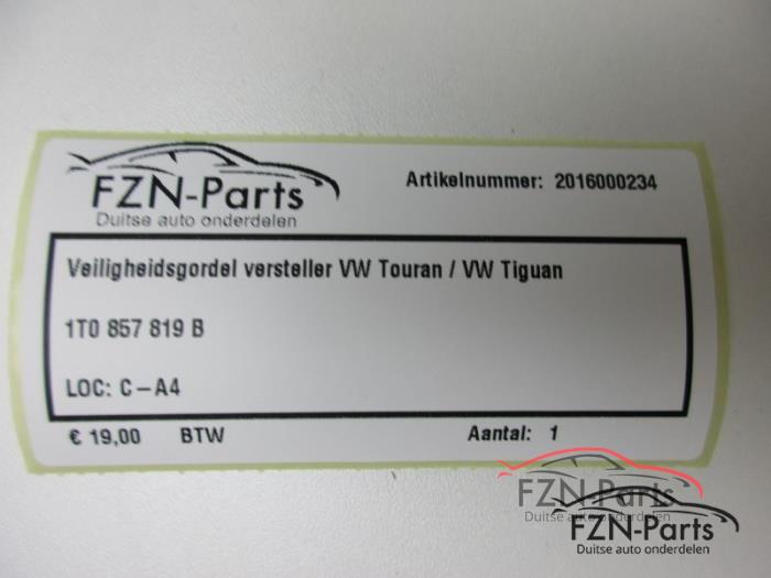 VW Touran Gordel Hoogteverstelling / Geleider Links+Rechts
