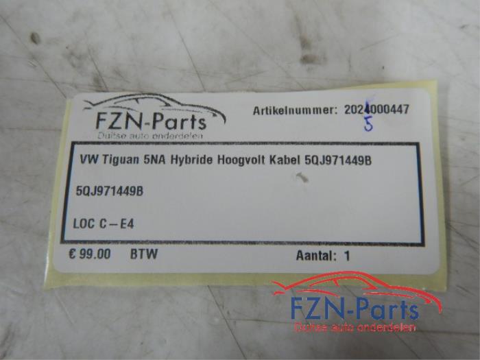 HV kabel (hoog voltage) Volkswagen Tiguan (22744517)