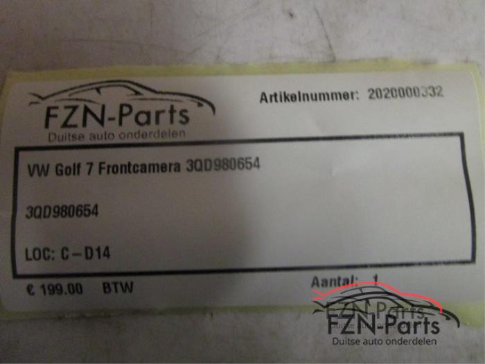 VW Golf 7 Front Camera