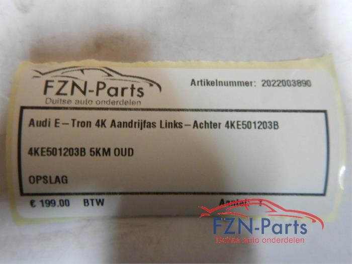 Audi E-Tron 4KE Aandrijfas Links-achter