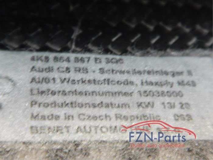 Audi RS6 RS7 C8 Carbon Inleg Voor+Achterbumper Skirts