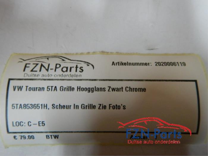 Grille Volkswagen Touran (22740484)