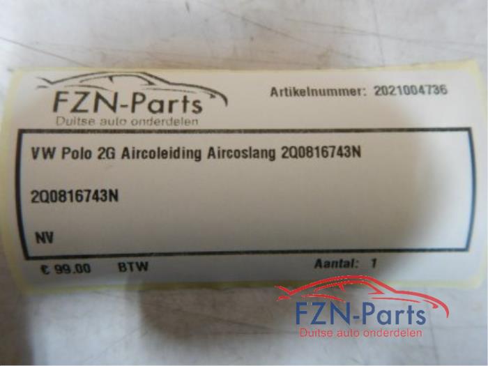 VW Polo 2G Aircoleiding Aircoslang