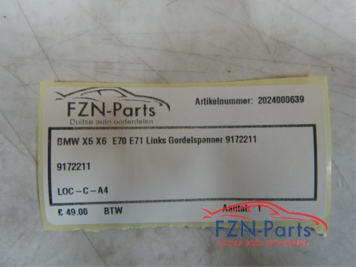 Gordelspanner Set BMW Diversen (22742402)