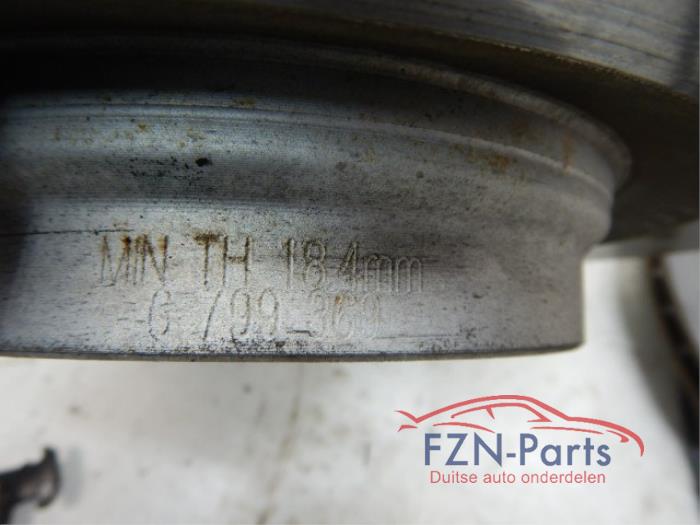 Remschijf + blok achter BMW 1-Serie (22739434)
