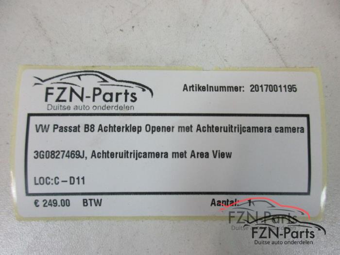 VW Passat B8 Achterklep Opener met Achteruitrijcamera Camera