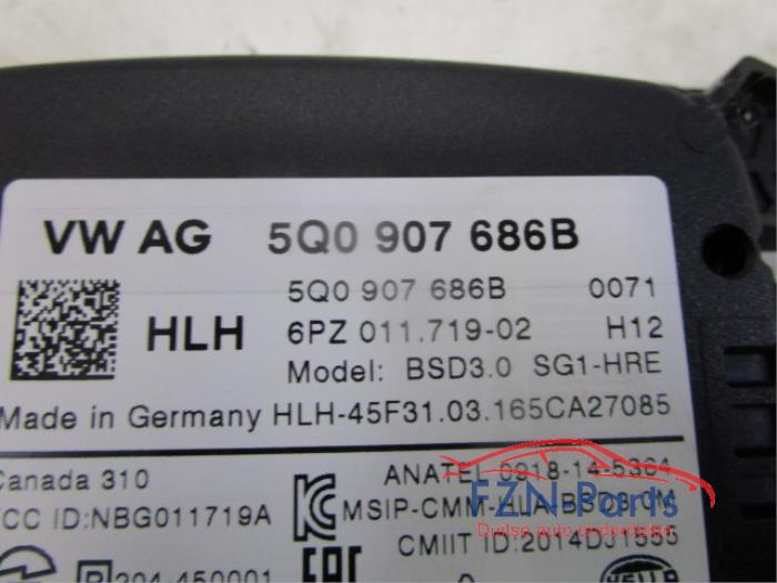 VW Golf 7 Side-Assist Module Rechts Dodehoek Lane Assist