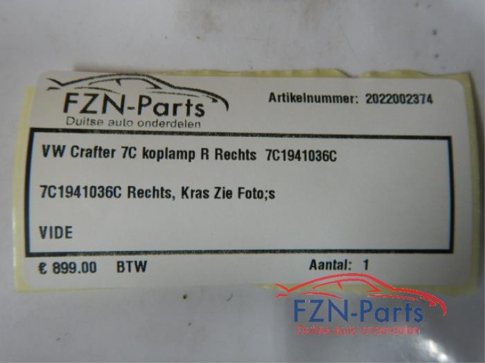 Koplamp rechts Volkswagen Crafter (22723122)