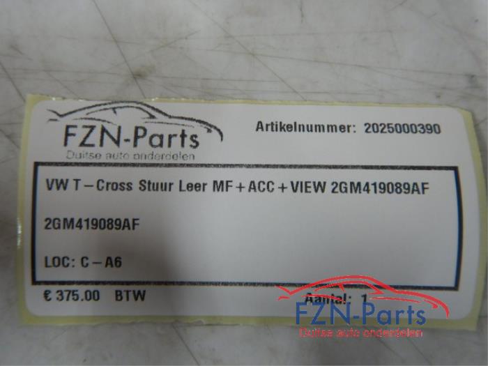 Stuurwiel Volkswagen T-Cross (22730169)