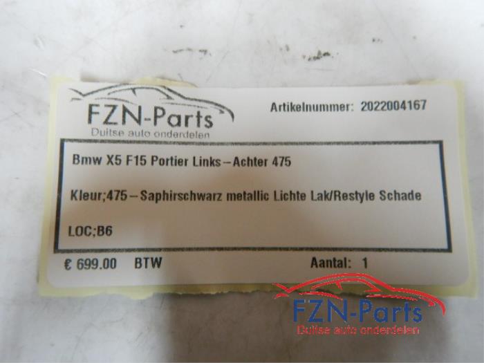 Portier 4Deurs links-achter BMW Diversen (22723560)