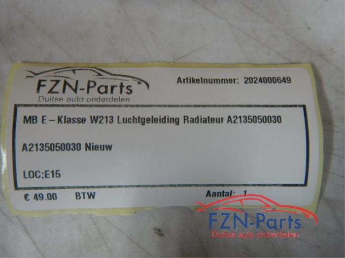 Luchtgeleider Mercedes E-Klasse (22745333)