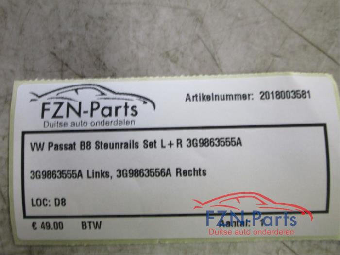 VW Passat B8 Steunrails Set
