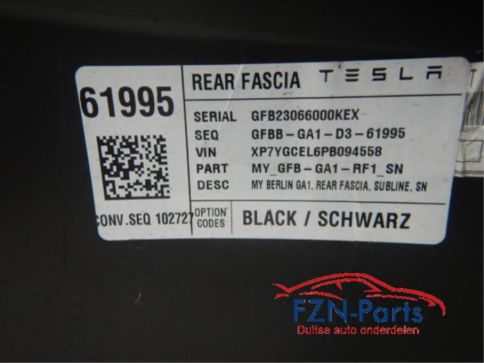 Achterbumper Tesla Model Y (22723759)