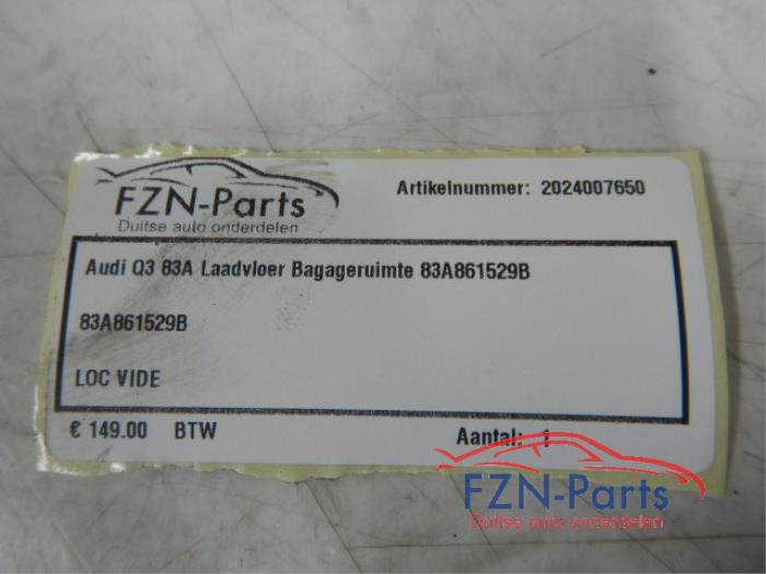 Vloerplaat bagageruimte Audi Q3 (22741300)