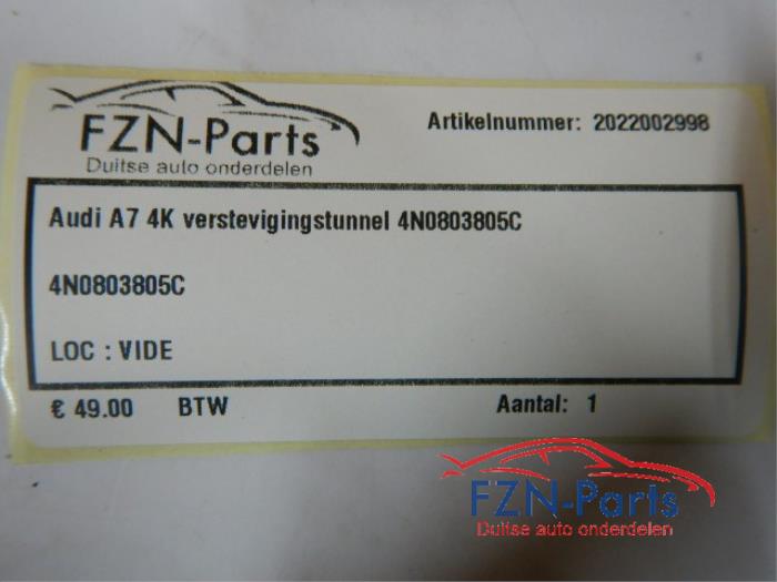 Audi A7 4K Verstevigingstunnel
