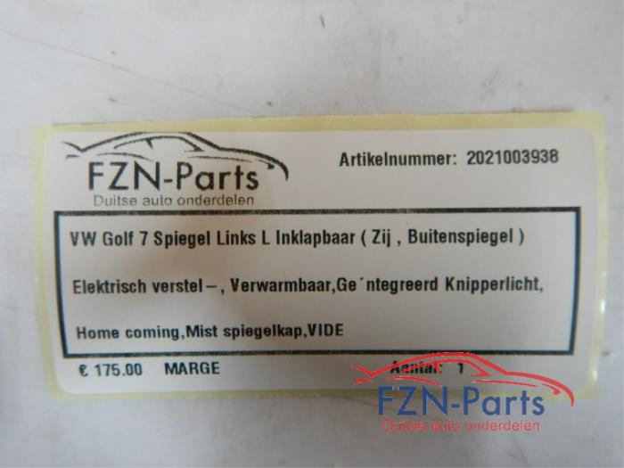 Buitenspiegel links Volkswagen Golf (22725711)