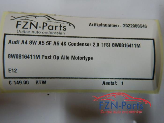Airco Condensor Audi A5 (22742744)