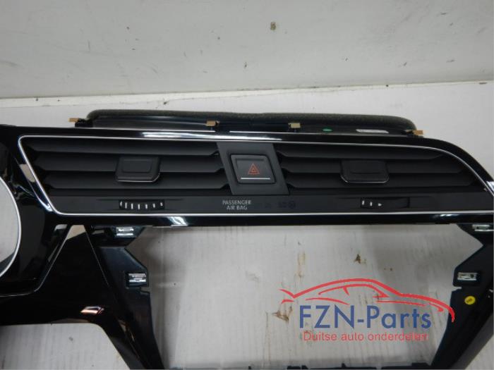 VW Touran 5TA Dashboard Inlegset Hoogglans Zwart
