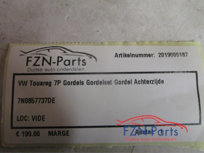 Veiligheidsgordel Set achter Volkswagen Touareg (22744009)