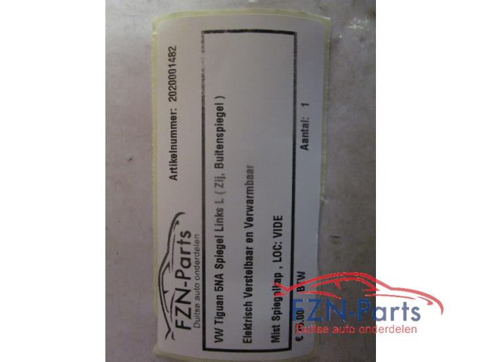 Buitenspiegel links Volkswagen Tiguan (22725404)