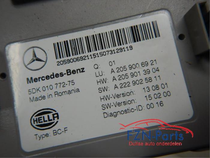 Mercedes-Benz W205 C-Klasse BCM boordnet Module