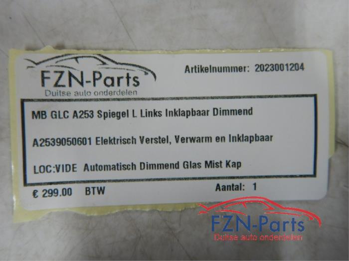 Mercedes-Benz GLC-Klasse A253 Spiegel Links L Inklapbaar dimmend