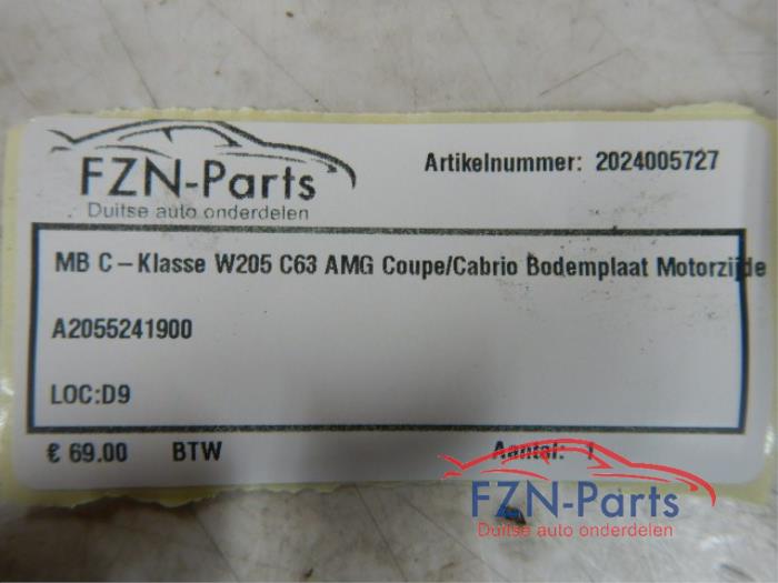 Beschermplaat bodem Mercedes C-Klasse (22743260)