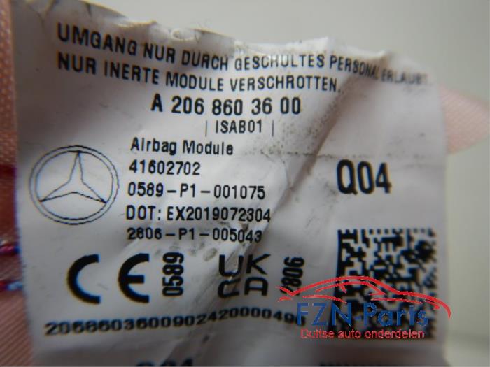 Mercedes-Benz C-Klasse W206 Stoelairbag Rechts