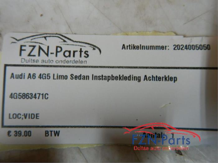 Bekleding Achterklep Audi A6 (22738449)