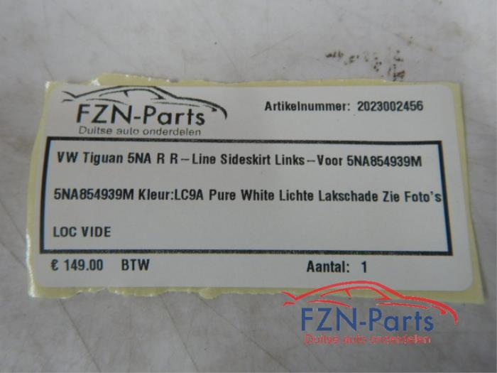 VW Tiguan 5NA R R-Line Sideskirt Links