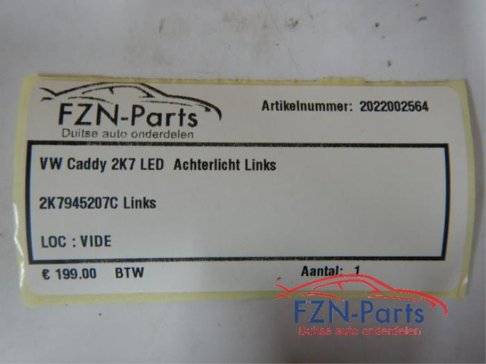 VW Caddy 2K7 LED Achterlicht Links