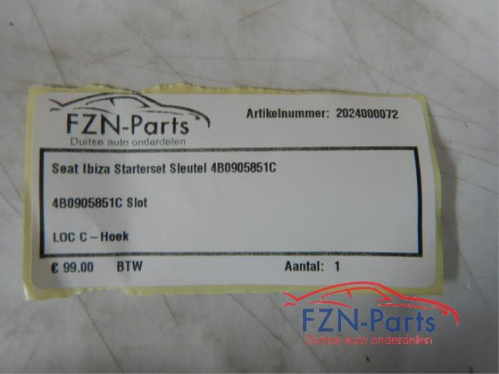 Seat Ibiza Starterset Sleutel