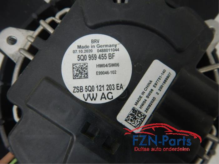 VW Golf 7 Fan Ven ventilator