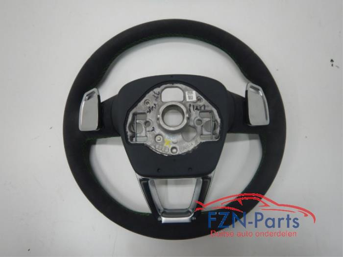Audi RS3 8Y Stuur Alcantara MF+F1+VIEW Groen stiksel
