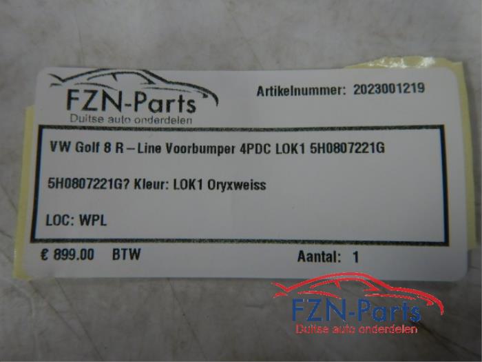 VW Golf 8 R-Line Voorbumper 4PDC