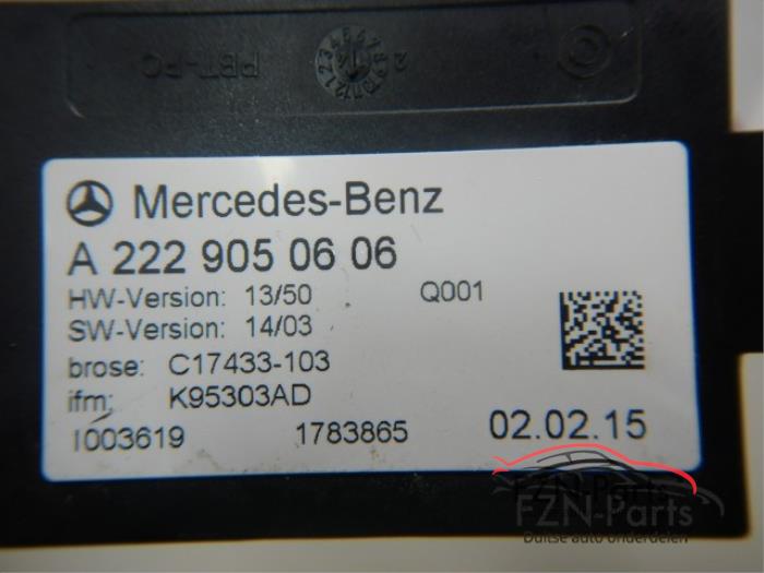 Achterklep motor Mercedes S-Klasse (22740223)