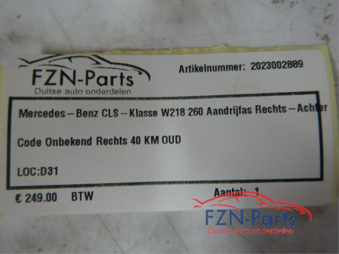 Aandrijfas rechts-achter Mercedes CLS-Klasse (22725954)